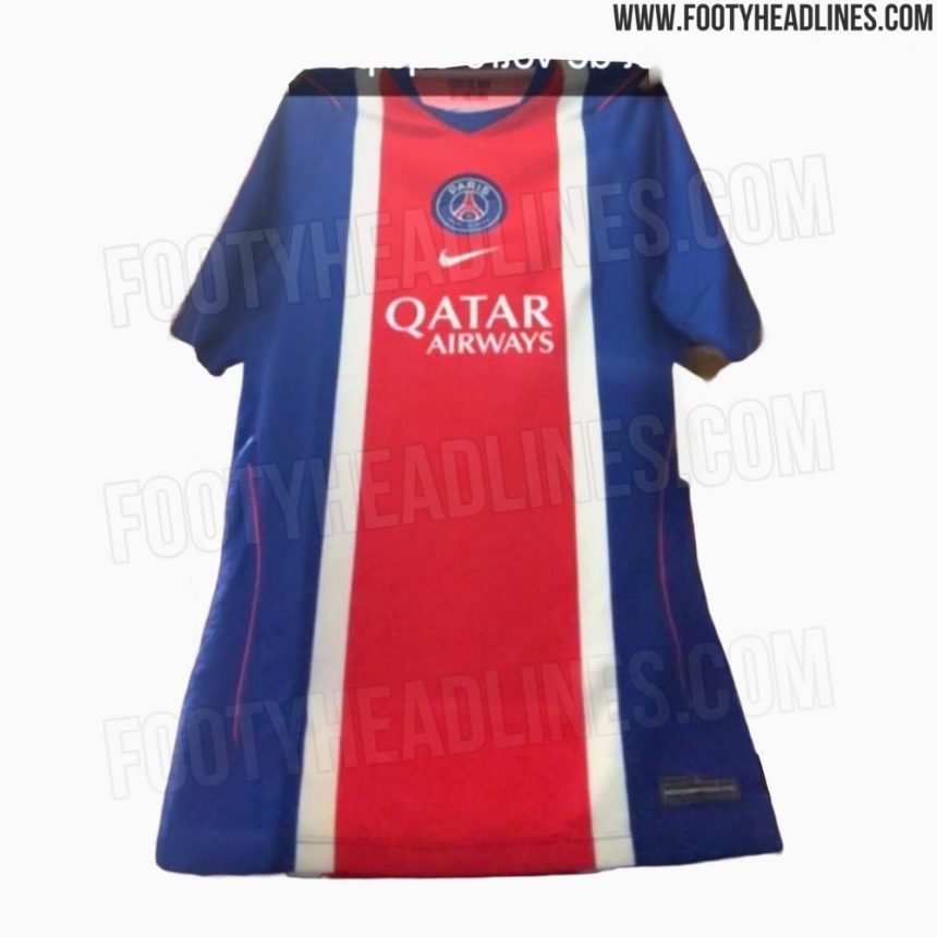 The PSG 2026/2027 home kit revealed in a photo!  