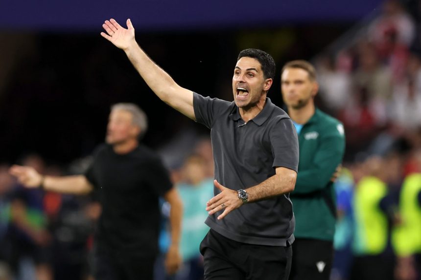 PSG vs Arsenal - Arteta, dejected, criticizes the referee  