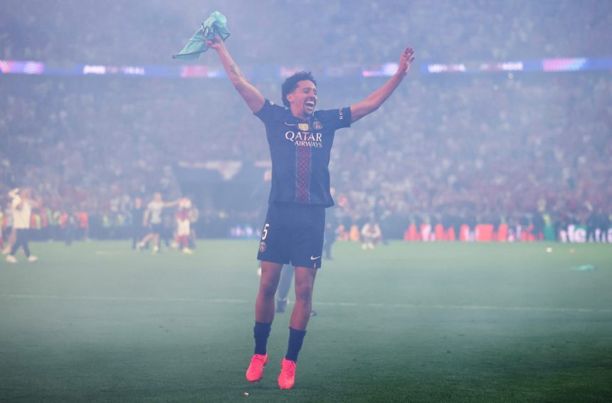 PSG vs Arsenal - Marquinhos "Champions, my brother!"  