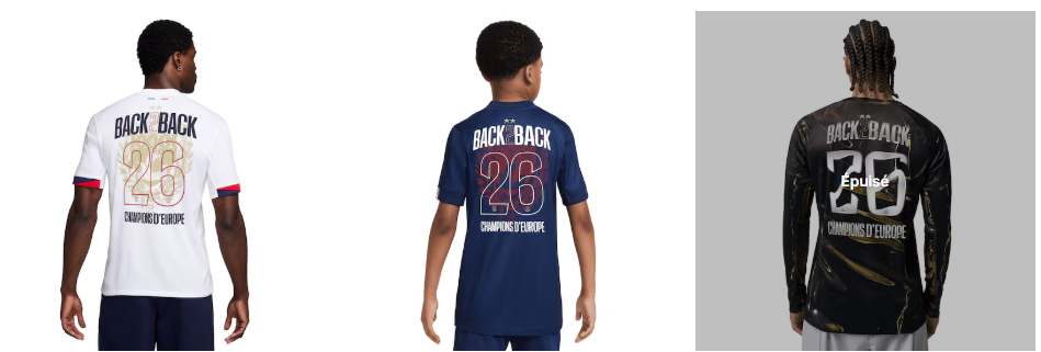 Official – PSG releases a “Back to Back” collection! Official – PSG releases a “Back to Back” collection!