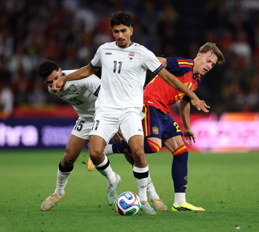 Video highlights of Spain vs. Iraq (1-1): La Roja are caught off guard  