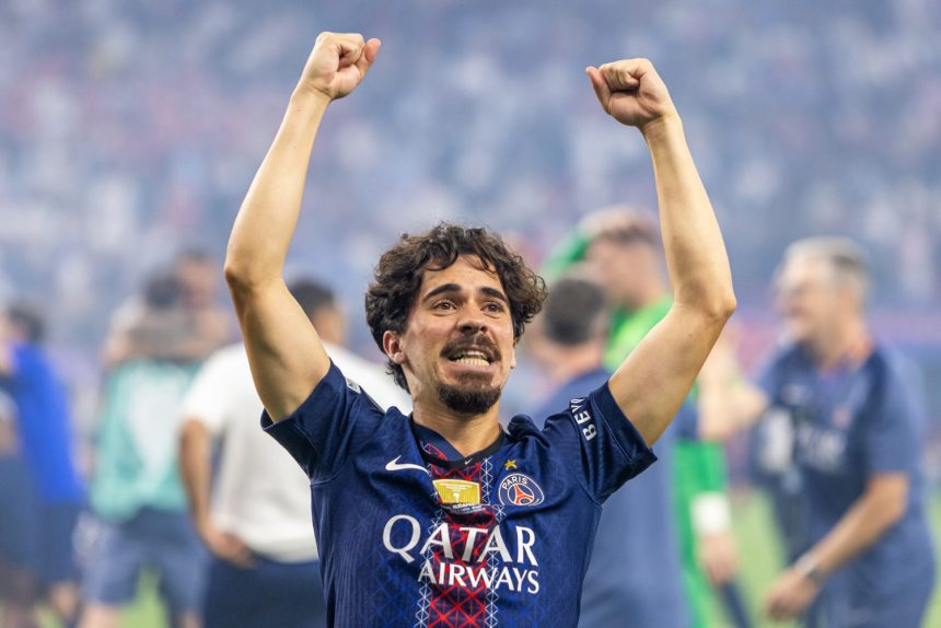 The highlights of the Champions League match won by PSG against Arsenal  
