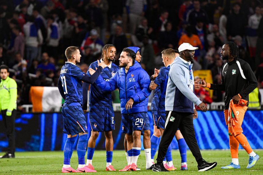 France vs Ivory Coast - Lucas Hernandez's reaction after the defeat  