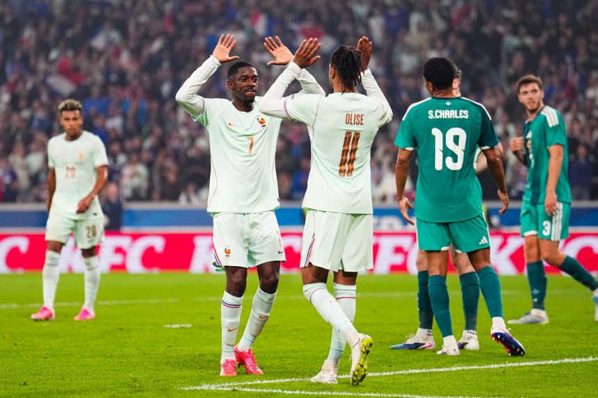 France vs Northern Ireland - Dembélé speaks about the French team's attacking play  