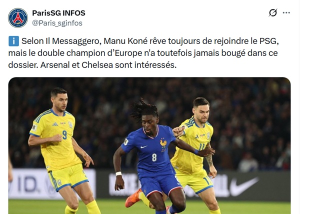 Transfer - A French national team player dreams of PSG! Transfer - A French national team player dreams of PSG!