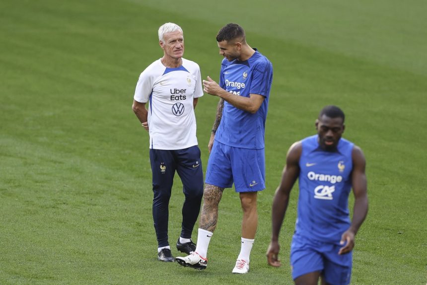 "You shouldn't say things like that," Deschamps told Lucas Hernandez!  