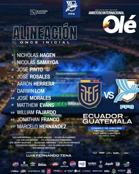 Ecuador vs Guatemala - Official lineups: Pacho is resting Ecuador vs Guatemala - Official lineups: Pacho is resting