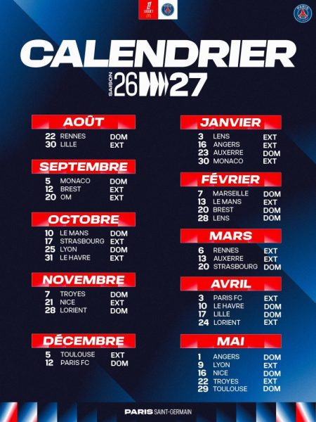 Ligue 1 - PSG's match schedule for the 2025-2026 season revealed Ligue 1 - PSG's match schedule for the 2025-2026 season revealed