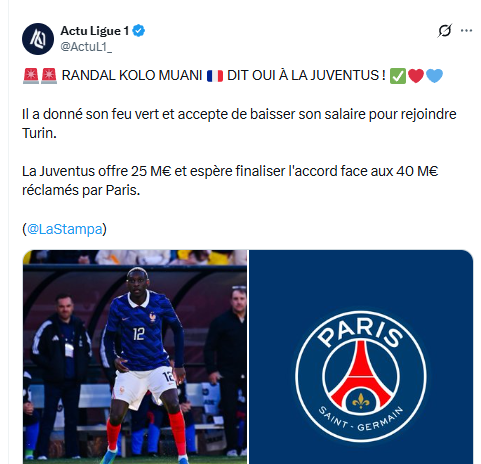Transfer news – Kolo Muani ready to make an effort to leave PSG Transfer news – Kolo Muani ready to make an effort to leave PSG