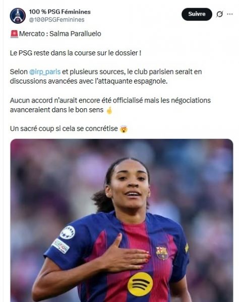 Transfer – PSG making progress on a key signing from Barça. Transfer – PSG making progress on a key signing from Barça.