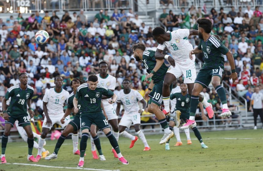 Senegal vs Saudi Arabia highlights video (0-0), Jackson receives a red card in a friendly  