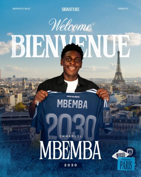 Official – Emmanuel Mbemba leaves PSG for Paris FC. Official – Emmanuel Mbemba leaves PSG for Paris FC.