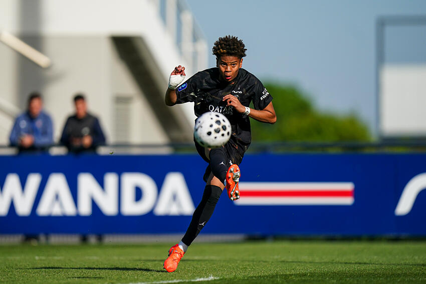 Lafontaine's first words after signing his professional contract with PSG.  