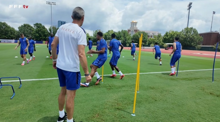 France vs. Spain – Final preparations with Les Bleus France vs. Spain – Final preparations with Les Bleus