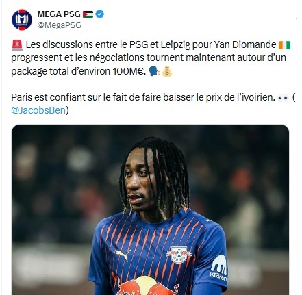 Transfer news – Yan Diomande to PSG: things are moving forward! Transfer news – Yan Diomande to PSG: things are moving forward!