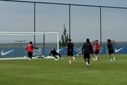 Highlights from PSG's training session on video  