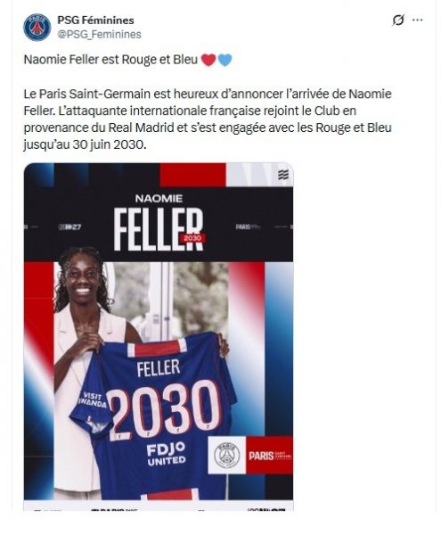 Official – PSG announces a major attacking signing! Official – PSG announces a major attacking signing!