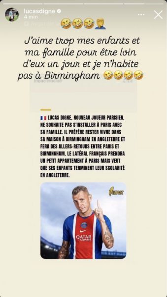Digne Denies a Surprising Rumor About His Transfer to PSG Digne Denies a Surprising Rumor About His Transfer to PSG