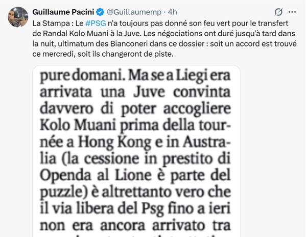 Transfer news – Kolo Muani: ultimatum and mysterious comments from Juventus Transfer news – Kolo Muani: ultimatum and mysterious comments from Juventus