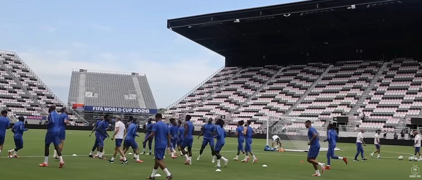 An inside look at the French national team: video of the final training session An inside look at the French national team: video of the final training session