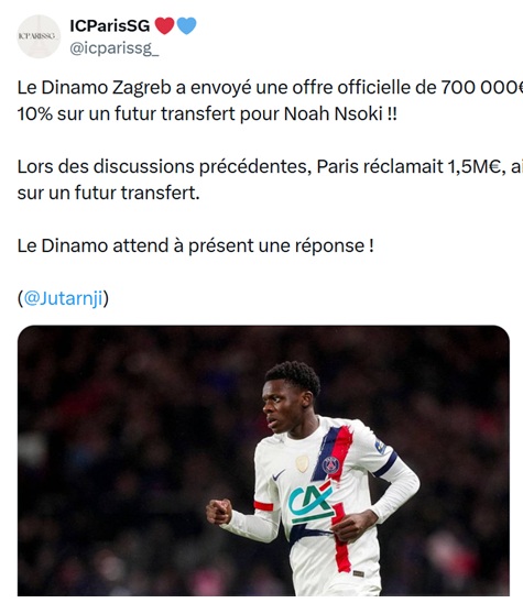 Transfer news – Dinamo Zagreb makes a move for Noah Nsoki. Transfer news – Dinamo Zagreb makes a move for Noah Nsoki.