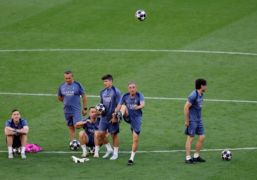 PSG have resumed training with nine players, pending the return of those who played in the World Cup.  