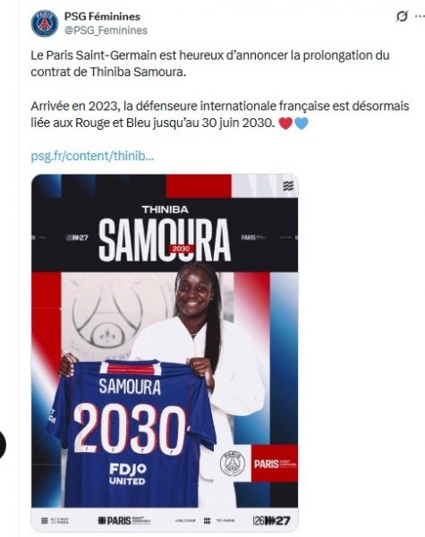 Official – PSG announces a major contract extension until 2030! Official – PSG announces a major contract extension until 2030!