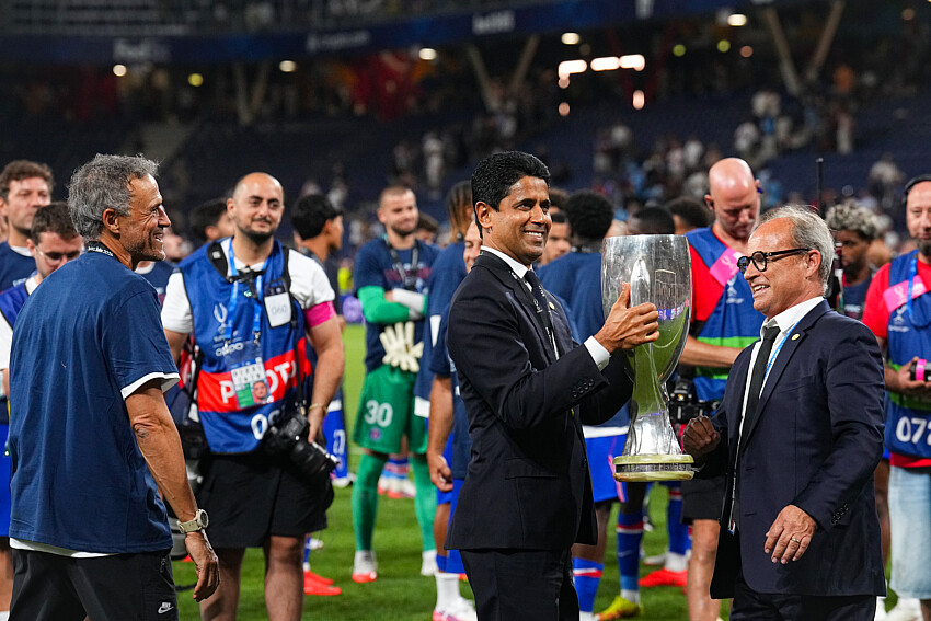 PSG vs. Aston Villa – Nasser Al-Khelaïfi savors the "double back-to-back"  