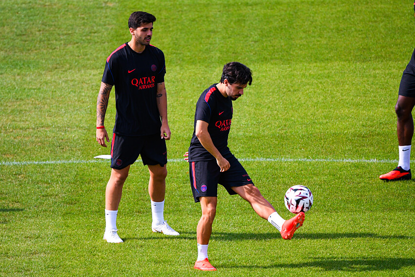 Lille vs. PSG – Video of the start of the Parisian training session  