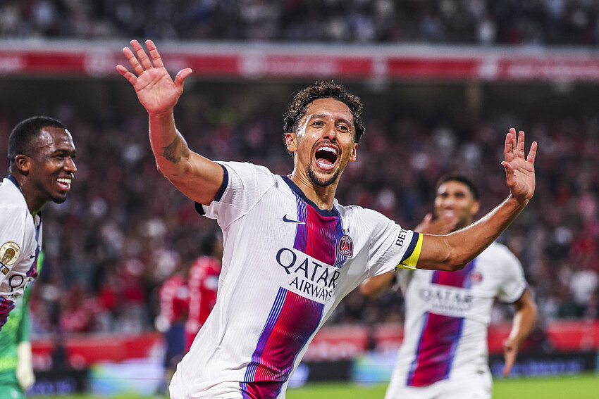 Marquinhos reaches a significant milestone in PSG's history.  