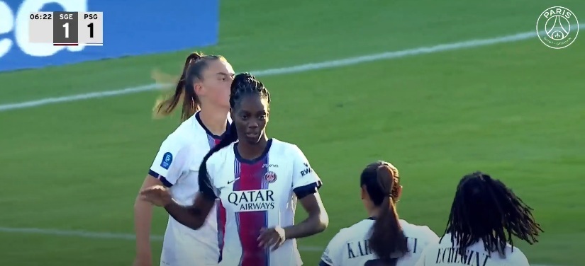 Video highlights: Eintracht Frankfurt vs. PSG (1–1), Feller already on the scoresheet  