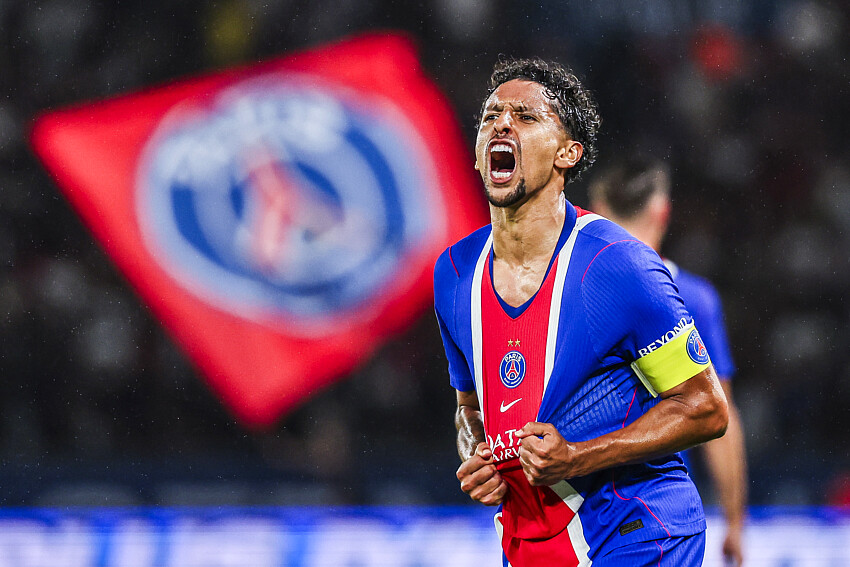 PSG vs Slovan Bratislava – Marquinhos speaks his mind: goals conceded, Luis Enrique, the UCL, and the transfer market.  