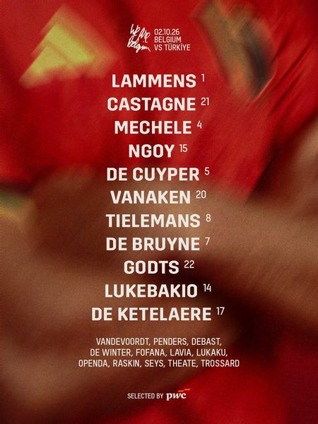 Belgium vs Türkiye – Official lineups Belgium vs Türkiye – Official lineups