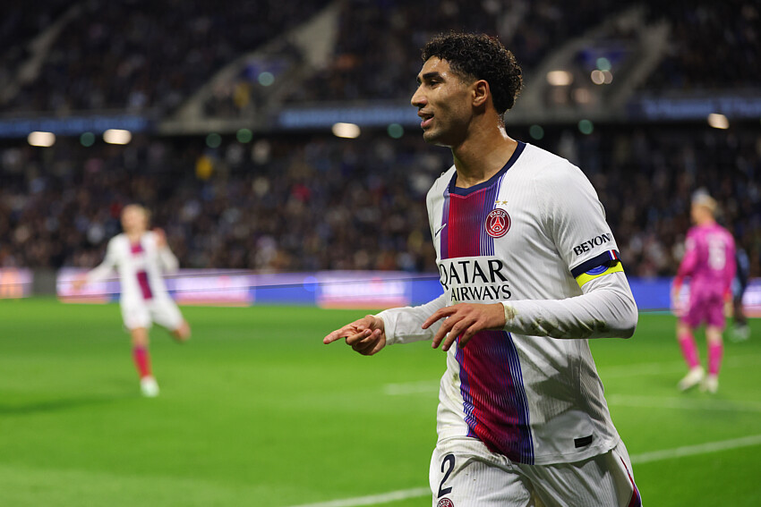 Le Havre vs PSG - Hakimi is happy but tempers journalists' reactions regarding his performance  