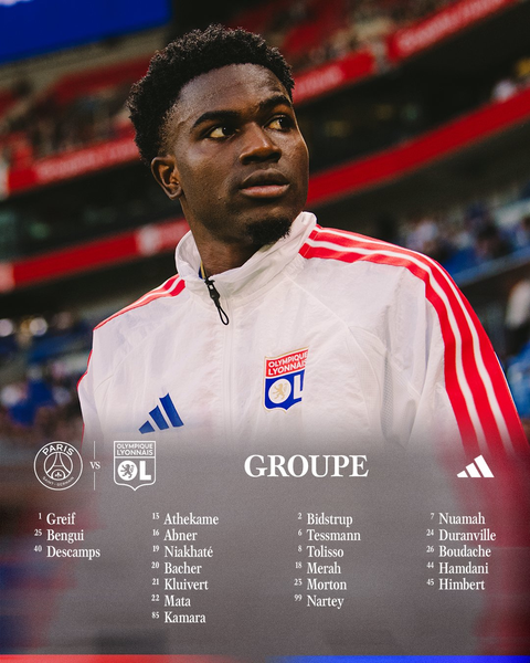 PSG vs Lyon - The Lyon squad: 6 players are missing PSG vs Lyon - The Lyon squad: 6 players are missing